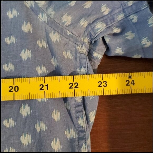 Armani Exchange A | X light blue slim fit button up top - Picture 9 of 14